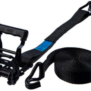 Arno Spanset / Spændebånd 35 mm x 10m med krog (2Tons) - Sort